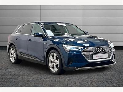 Galaxy blue Used 2021 Audi e-tron Comfort SUV | £17,695 (Fair price)