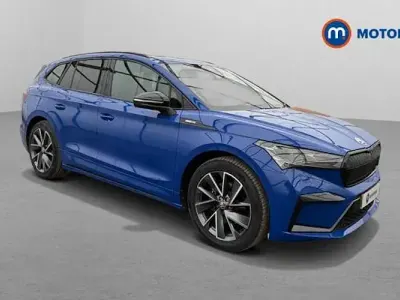 Used Skoda Enyaq iV SportLine 150 kW (204 HP) 2022 Blue SUV