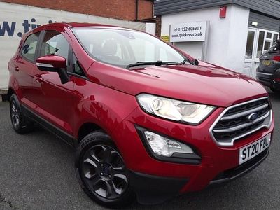 Red Used 2020 Ford Ecosport Zetec SUV | £7,990 (Fair price)