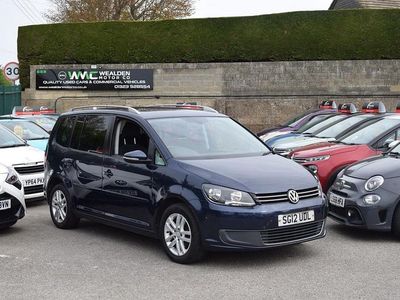 Used VW Touran SE 105 HP (77 kW) 2012 Blue MPV