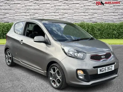 Second-hand Kia Picanto 85 CP (62 kW) 2015 Argintiu Hatchback