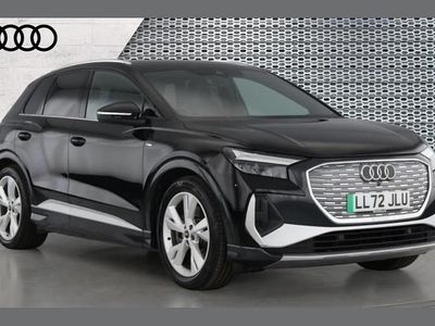 Used Audi Q4 e-tron S-Line 150 kW (204 HP) 2022 Black SUV