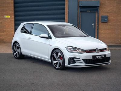 White Used 2019 VW Golf VII GTI Hatchback | £21,285 (Fair price)