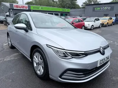 Used VW Golf VII Life 150 HP (110 kW) 2021 Silver Hatchback