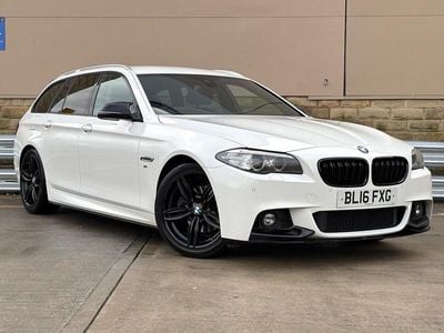 White Used 2016 BMW 520 M Sport Estate | £8,895 (Fair price)
