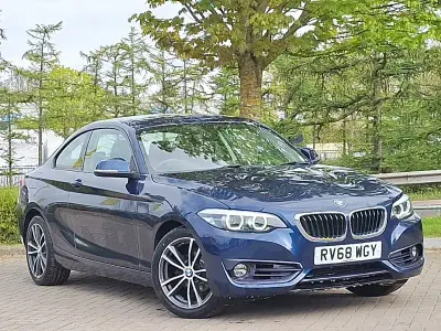 Usado BMW 218 Sport Line 136 CV (100 kW) 2018 Azul Coupe