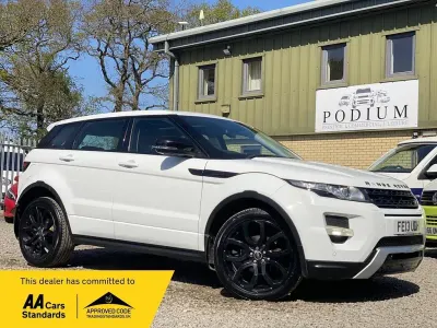 Used Land Rover Range Rover evoque Dynamic 190 HP (139 kW) 2013 White SUV