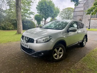 Second-hand Nissan Qashqai N-TEC 110 CP (80 kW) 2010 Argintiu SUV