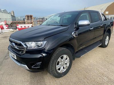 Black Used 2022 Ford Ranger Limited Pickup | £13,995 (Fair price)