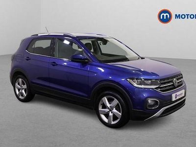 Used VW T-Cross SEL 110 HP (80 kW) 2021 Blue SUV