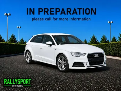 Used Audi A3 S-Line 2019 White Sedan
