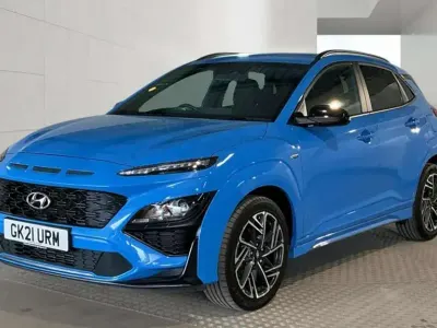 Used Hyundai Kona N Line 120 HP (88 kW) 2021 Blue SUV