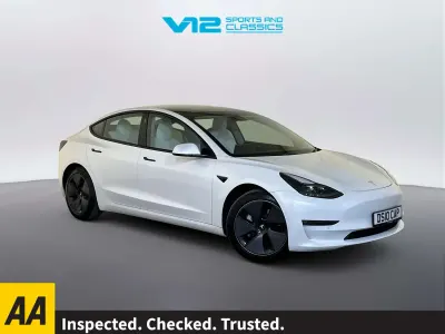 Used Tesla Model 3 Long Range AWD 254 kW (346 HP) 2020 White Sedan