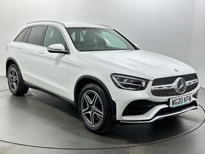 White Used 2020 Mercedes GLC220 AMG line Estate | £22,734 (Good price)