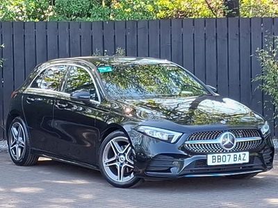 Begagnad Mercedes A200 AMG line 163 HK (119 kW) 2020 Svart Sedan