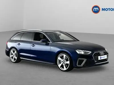 Used Audi A4 S-Line 204 HP (150 kW) 2024 Blue Estate