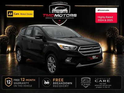 Used Ford Kuga Zetec 120 HP (88 kW) 2017 Black SUV
