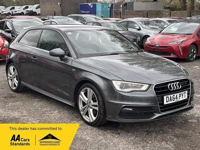 Used Audi A3 S-Line 110 HP (80 kW) 2014 Grey Hatchback