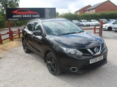 Used Nissan Qashqai N-TEC 110 HP (80 kW) 2015 Black SUV