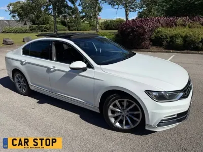 Used VW Passat R-line 190 HP (139 kW) 2017 White Sedan