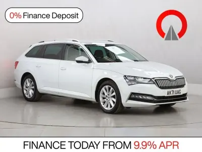 Gebraucht Skoda Superb SE Technology 218 PS (160 kW) 2021 Weiß Kombi
