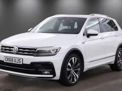 Used VW Tiguan R-line 150 HP (110 kW) 2018 White SUV