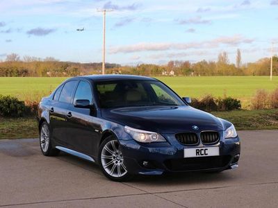 Used BMW 525 M Sport 218 HP (160 kW) 2008 Blue Sedan
