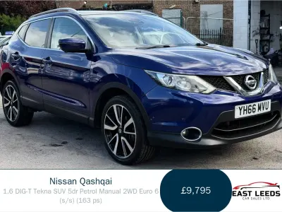 Used Nissan Qashqai Tekna 163 HP (119 kW) 2016 Blue SUV