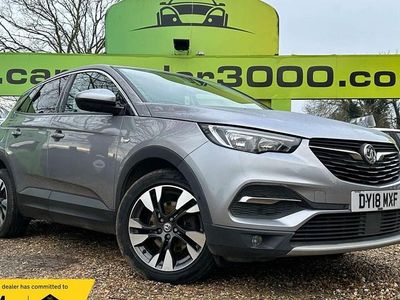 Used Vauxhall Grandland X Sport 120 HP (88 kW) 2018 Grey SUV