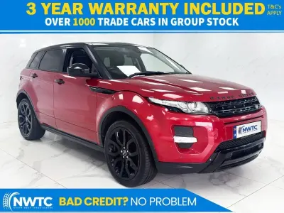 Used Land Rover Range Rover evoque Dynamic 190 HP (139 kW) 2014 Red SUV