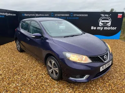 Used Nissan Pulsar Acenta 115 HP (84 kW) 2015 Blue Hatchback