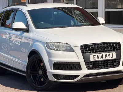 Used Audi Q7 S-line plus 204 HP (150 kW) 2014 White SUV