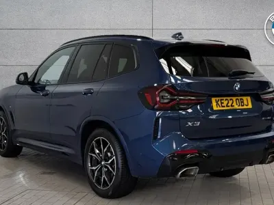 Begagnad BMW X3 M Sport 292 HK (214 kW) 2022 Blå SUV