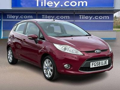 Used Ford Fiesta Zetec 2008 Red Hatchback