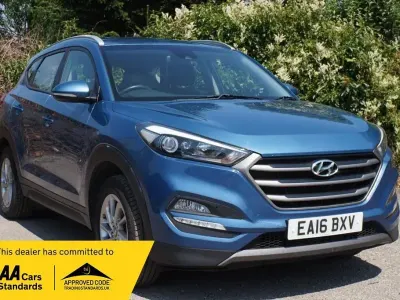 Used Hyundai Tucson SE 116 HP (85 kW) 2016 Blue SUV