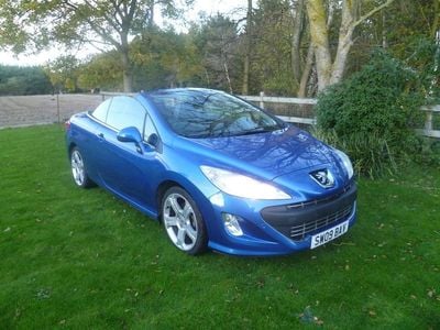 Blue Used 2009 Peugeot 308 CC GTi Cabriolet | £2,995 (Fair price)