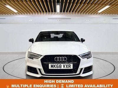 Used Audi A3 Black Edition 150 HP (110 kW) 2018 White Sedan