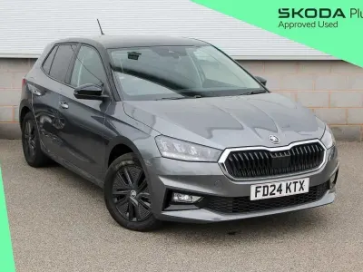 Used Skoda Fabia Colour Edition 94 HP (69 kW) 2024 Graphite grey metallic black magic pearl effect Hatchback