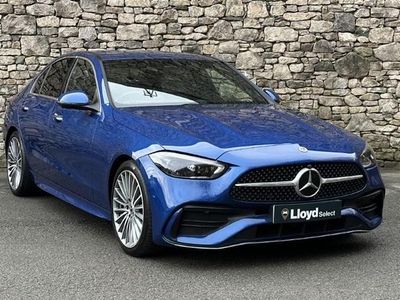 Second-hand Mercedes C300 AMG Line Premium 254 CP (186 kW) 2024 Albastru Berlinǎ