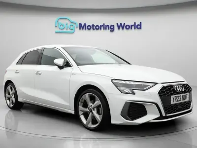 Used Audi A3 Sportback S-Line 150 HP (110 kW) 2023 White Hatchback