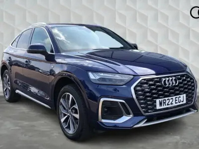 Used Audi Q5 Sportback S-Line 2022 Blue SUV