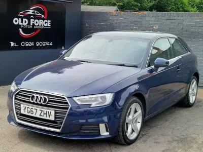 Used Audi A3 Sport 150 HP (110 kW) 2017 Blue Hatchback