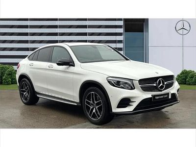 White Used 2018 Mercedes GLC250 AMG Line Premium Coupe | £26,402 (A bit pricey)