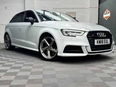 Used Audi S3 Sportback Black Edition 2018 White Hatchback