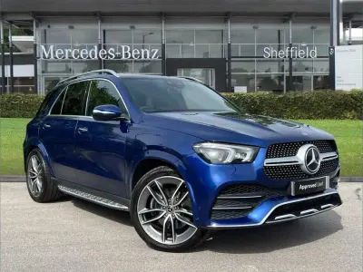 Used Mercedes GLE400 AMG line 325 HP (239 kW) 2020 Blue SUV