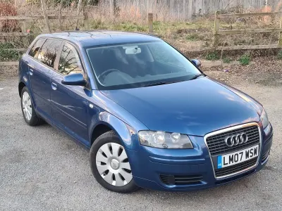 Used Audi A3 Business 170 HP (125 kW) 2007 Blue Hatchback