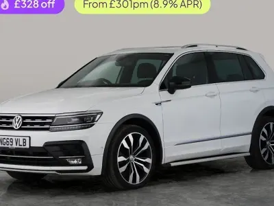 Second-hand VW Tiguan R-line 150 CP (110 kW) 2020 Alb SUV