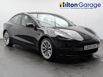 Black Used 2020 Tesla Model 3 Long Range AWD Sedan | £18,050 (Fair price)