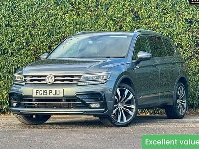 Grey Used 2019 VW Tiguan Allspace R-line SUV | £22,995 (Fair price)