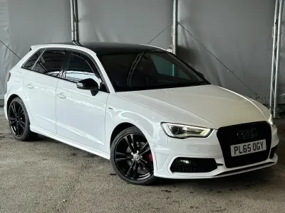 Used Audi A3 Sportback S-Line 184 HP (135 kW) 2016 White Hatchback